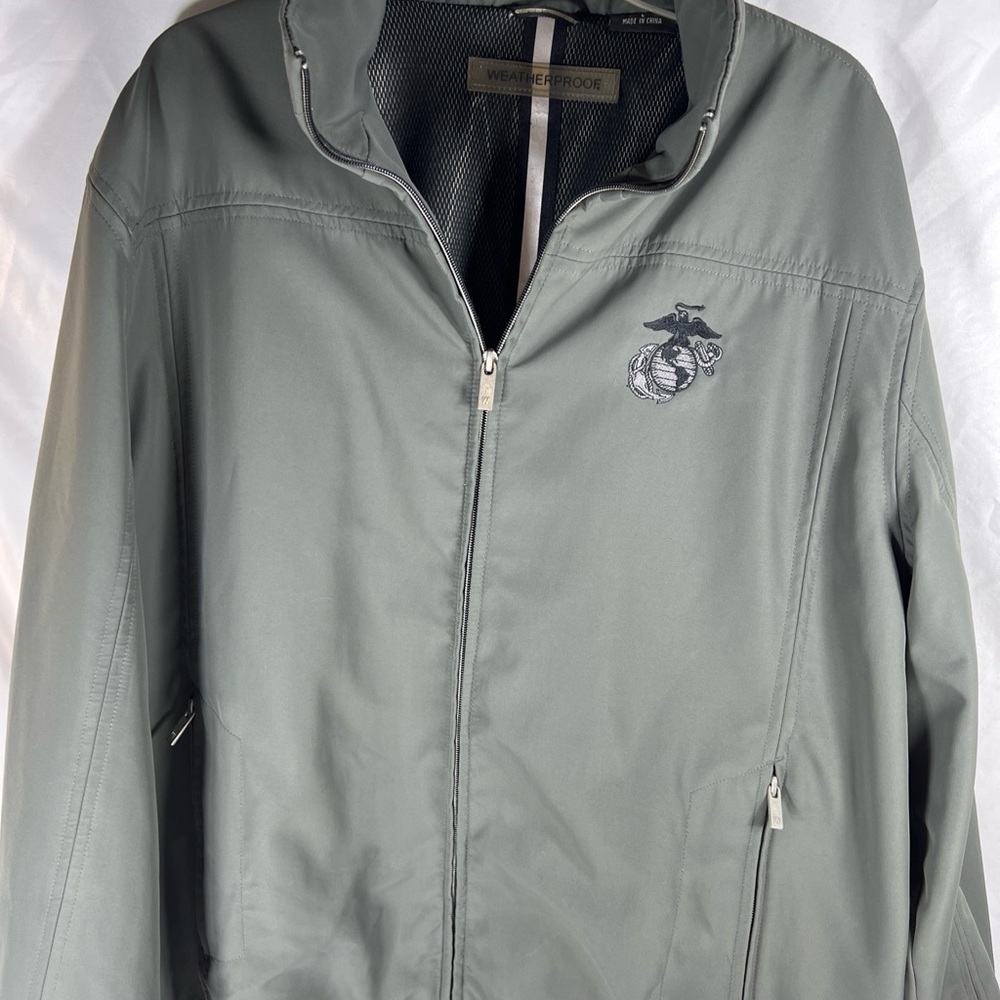 Weatherproof Men’s Ultra Tech Jacket Army Green Lined With Hood Large